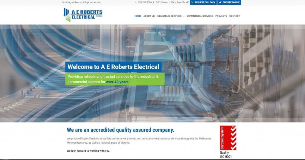 Ae Roberts Electrical Electricians In Melbourne