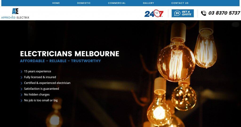 Approved Electrix Electricians In Melbourne