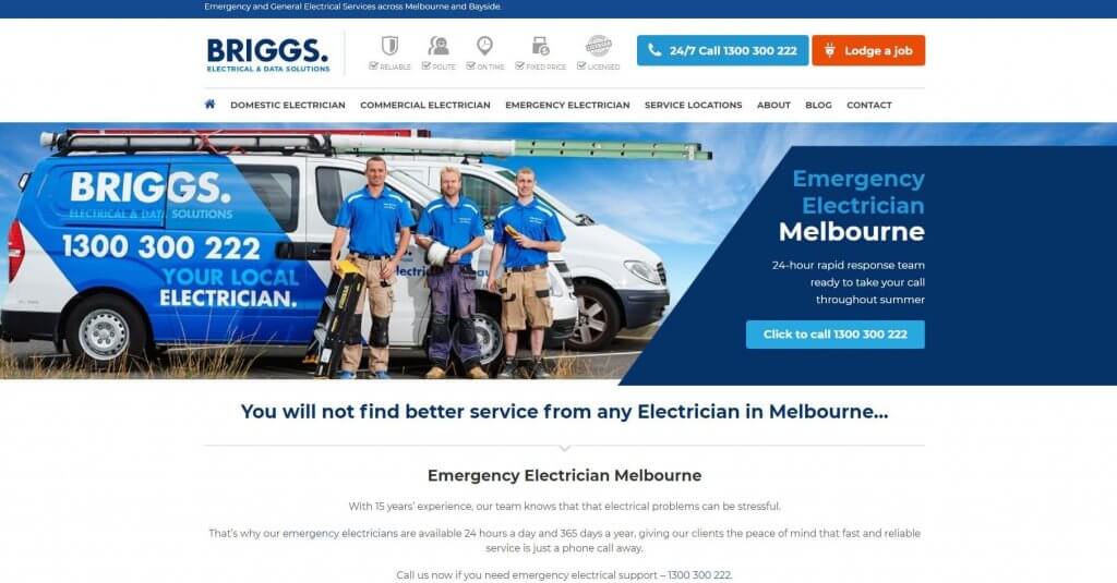 Briggs Electrical Data Solutions Electricians In Melbourne