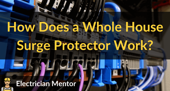 how does a whole house surge protector work