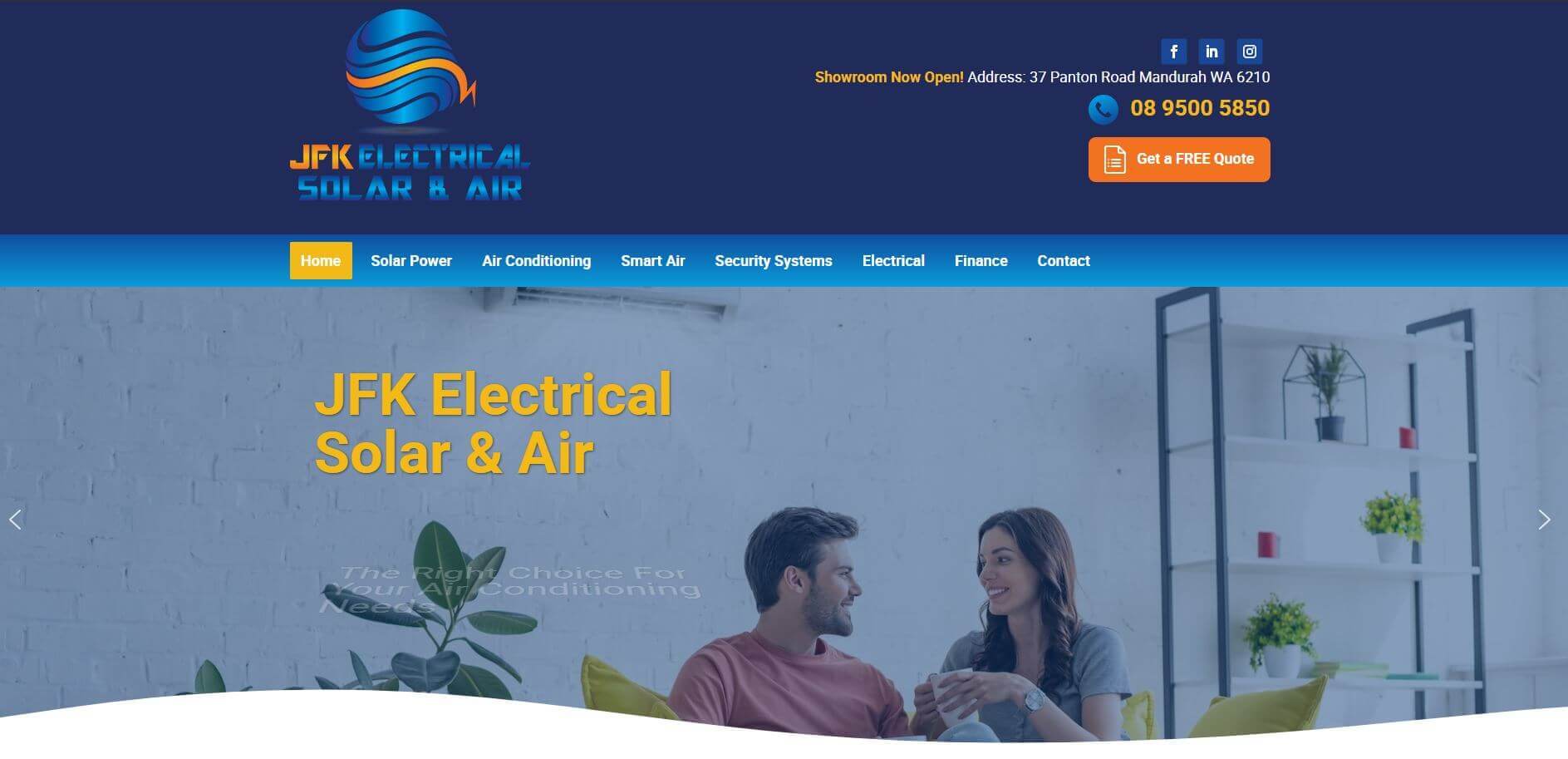 jfk electrical solar air electricians in perth