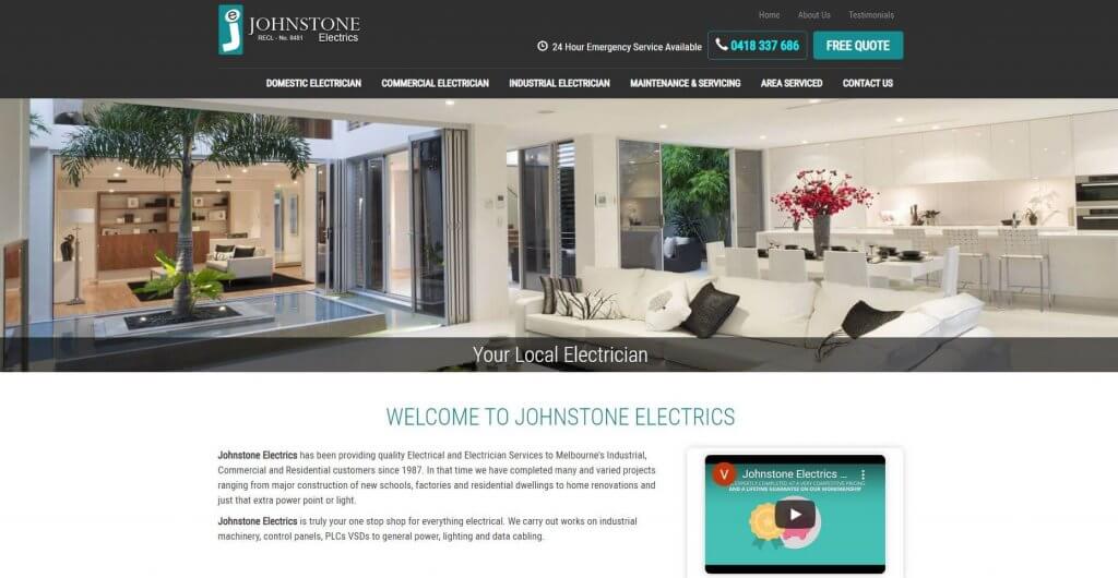 Johnstone Electrics Electricians In Melbourne
