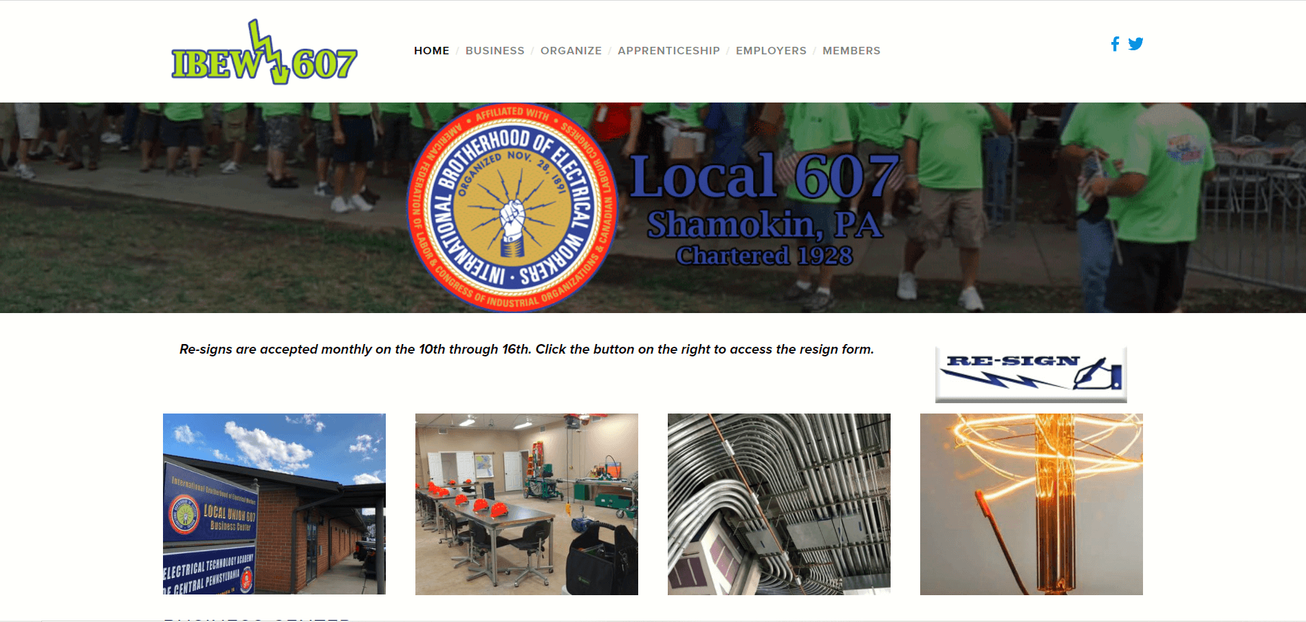 lu 607 ibew shamokin jatc