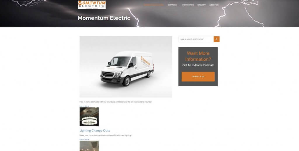 Momentum Electric Electrician Salk Lake City