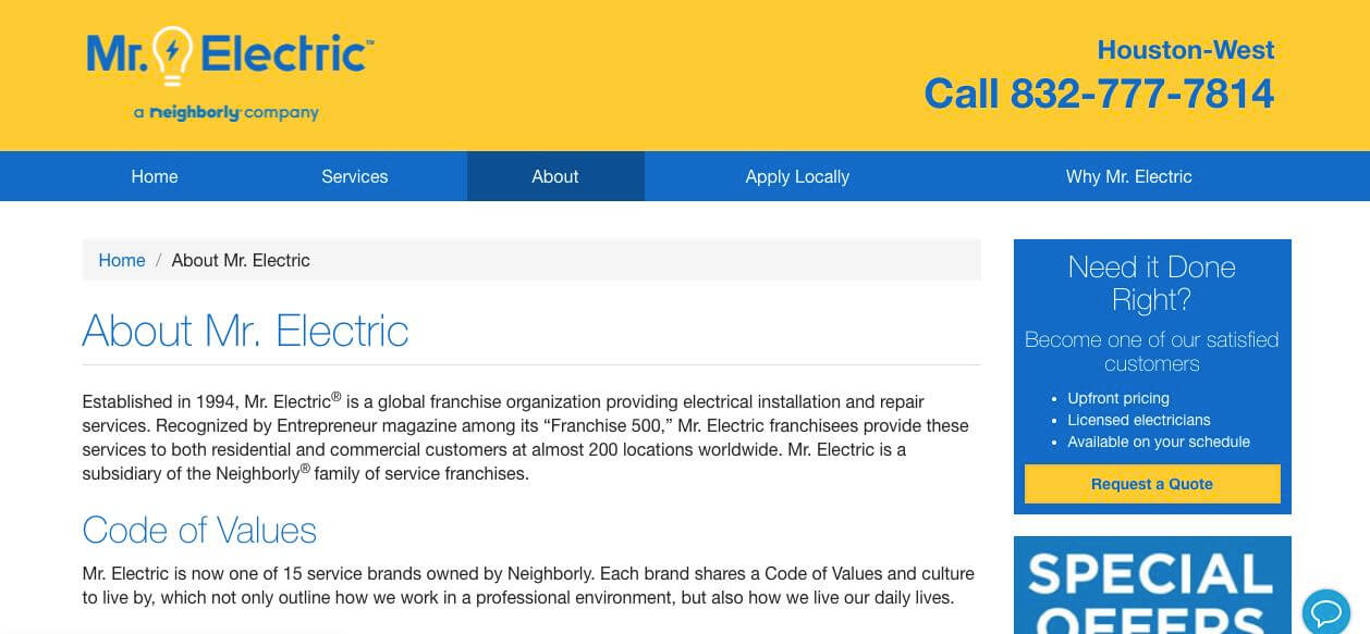 Mr. Electric Electrician Houston