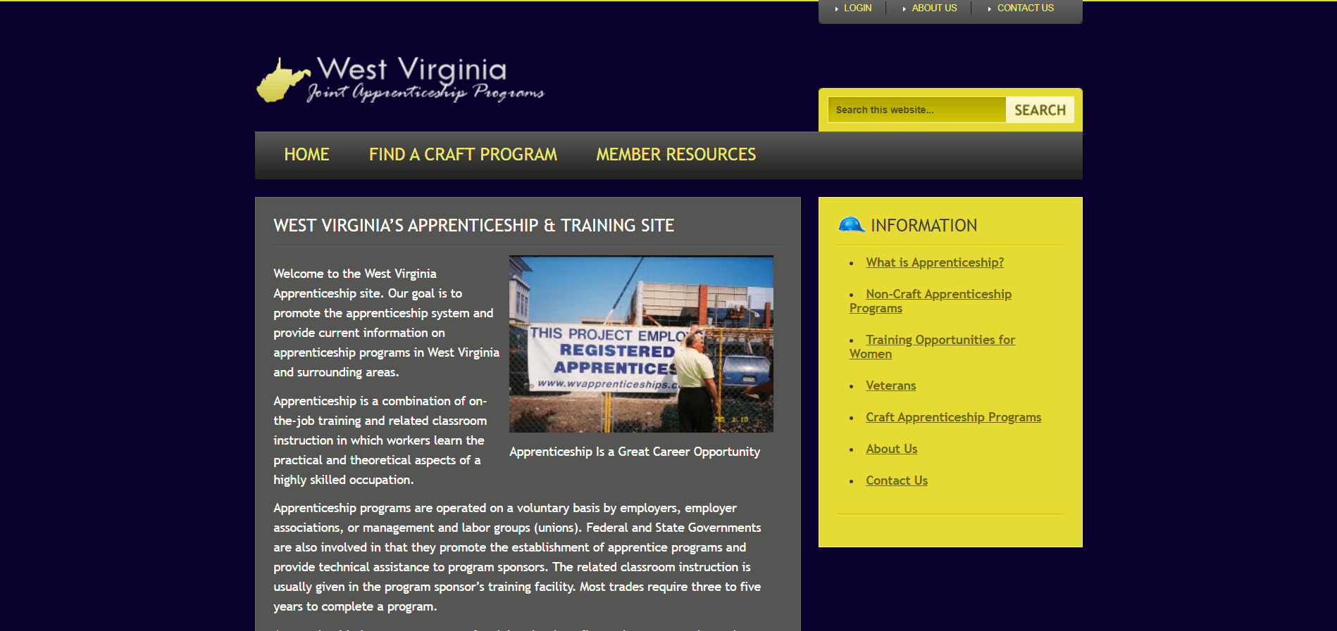 parkersburg joint app. training committee