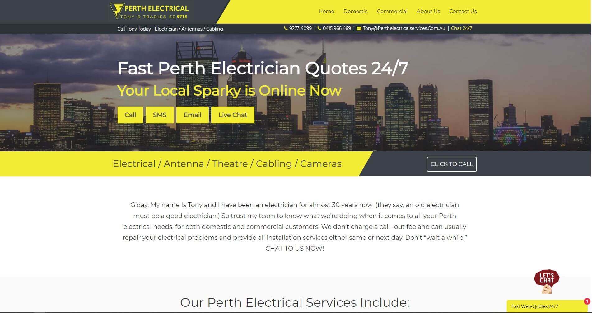 perth electrical services best electricians in perth