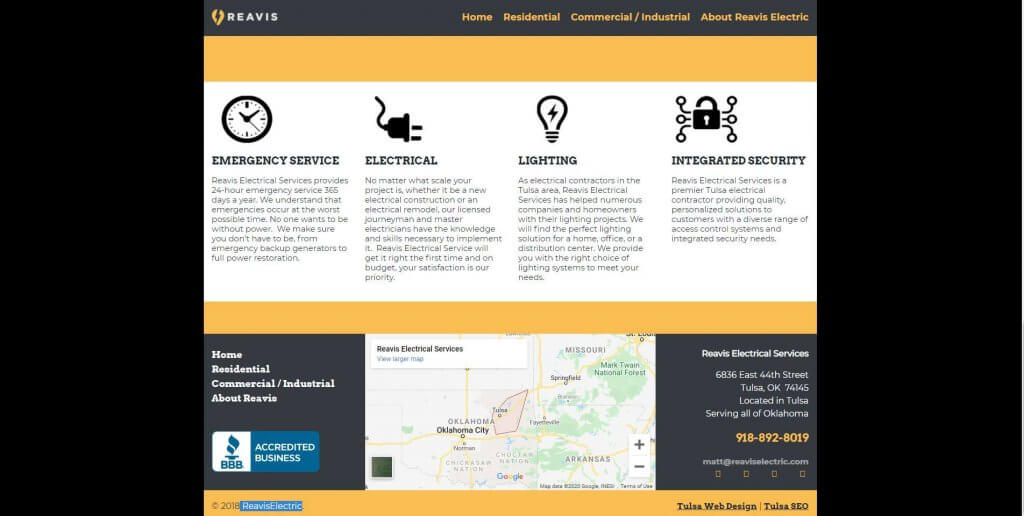 Reavis Electric Electrician In Tulsa