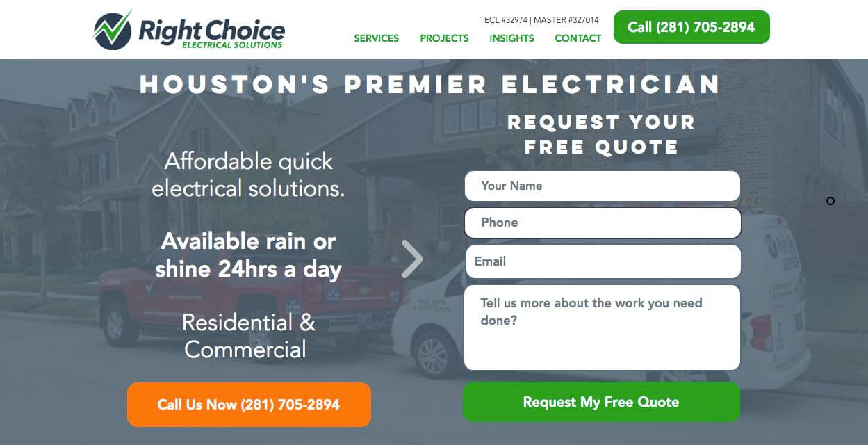 Right Choice Electrical Electrician Houston