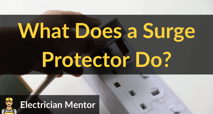 what does a surge protector do