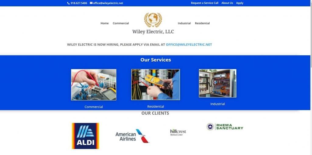 Wiley Electric Electrician In Tulsa